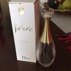 J’adore empty bottle  with box